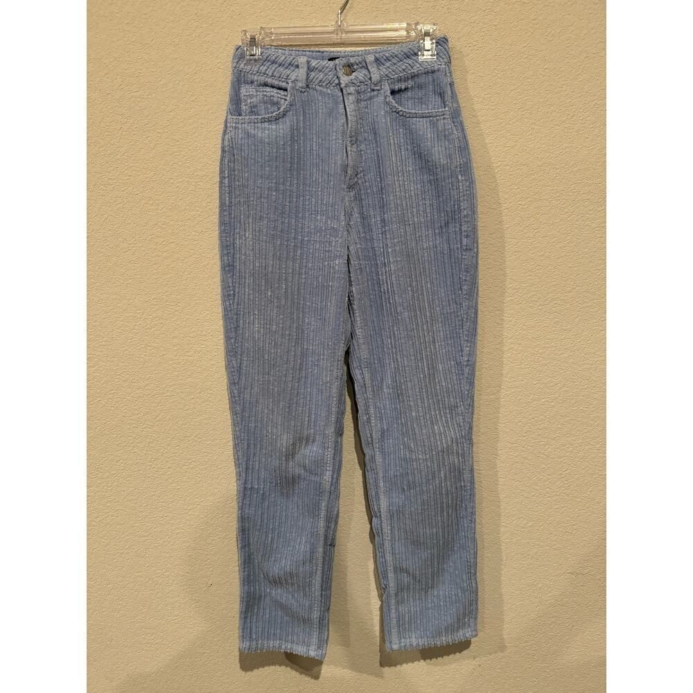 BDG Men's Size 26 Corduroy Top‎ Fit Waist Straight Leg Jeans Light Blue
